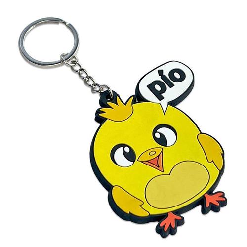 Custom 3D Die Cut Rubber Keychains