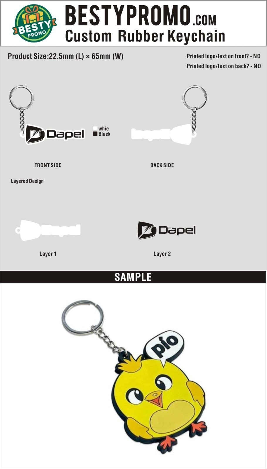 Custom 3D Die Cut Rubber Keychains-20261015-22