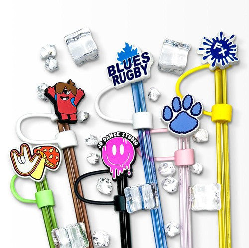 BUNDLE: Custom Clog Charms & Custom Straw Topoers