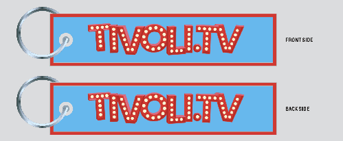 Double Sided Woven Keychains-20WK4Kris Spaepen 250729