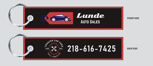 Double Sided Woven Keychain-20EKYMark Lunde 250627