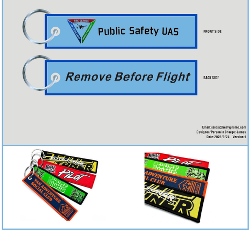 Double Sided Woven Keychains-20WK4Timothy Zane Curry-RE