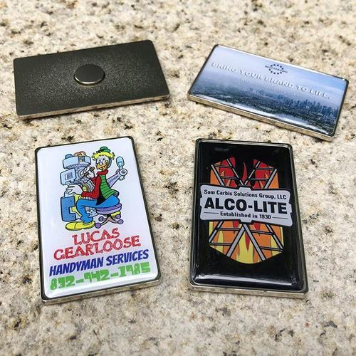 Custom Zinc Alloy Domed Fridge Magnet (Epoxy 3D Logo) - Order Online