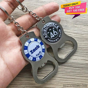 Custom Zinc Alloy Opener Keychains-Besty Promo