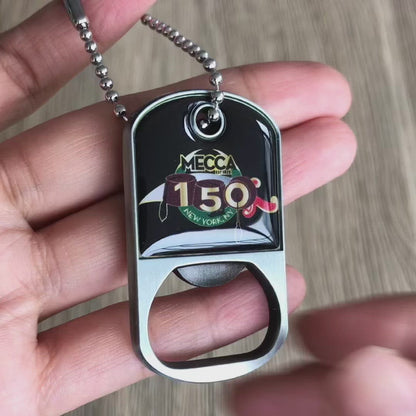 Custom Dog Tag Metal Keychain Bottle Opener