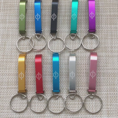 Custom Small Aluminum Bottle Opener Keychain