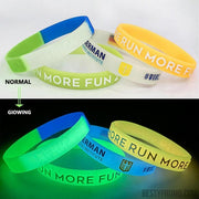 Custom Silicone Wristbands - Glowing-Besty Promo