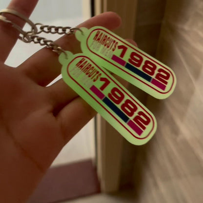 Custom Glow-in-the-Dark 3D Rubber Keychains