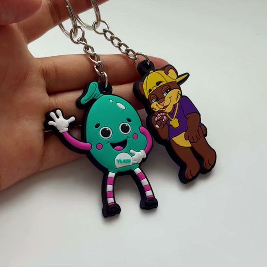 rubber keychains