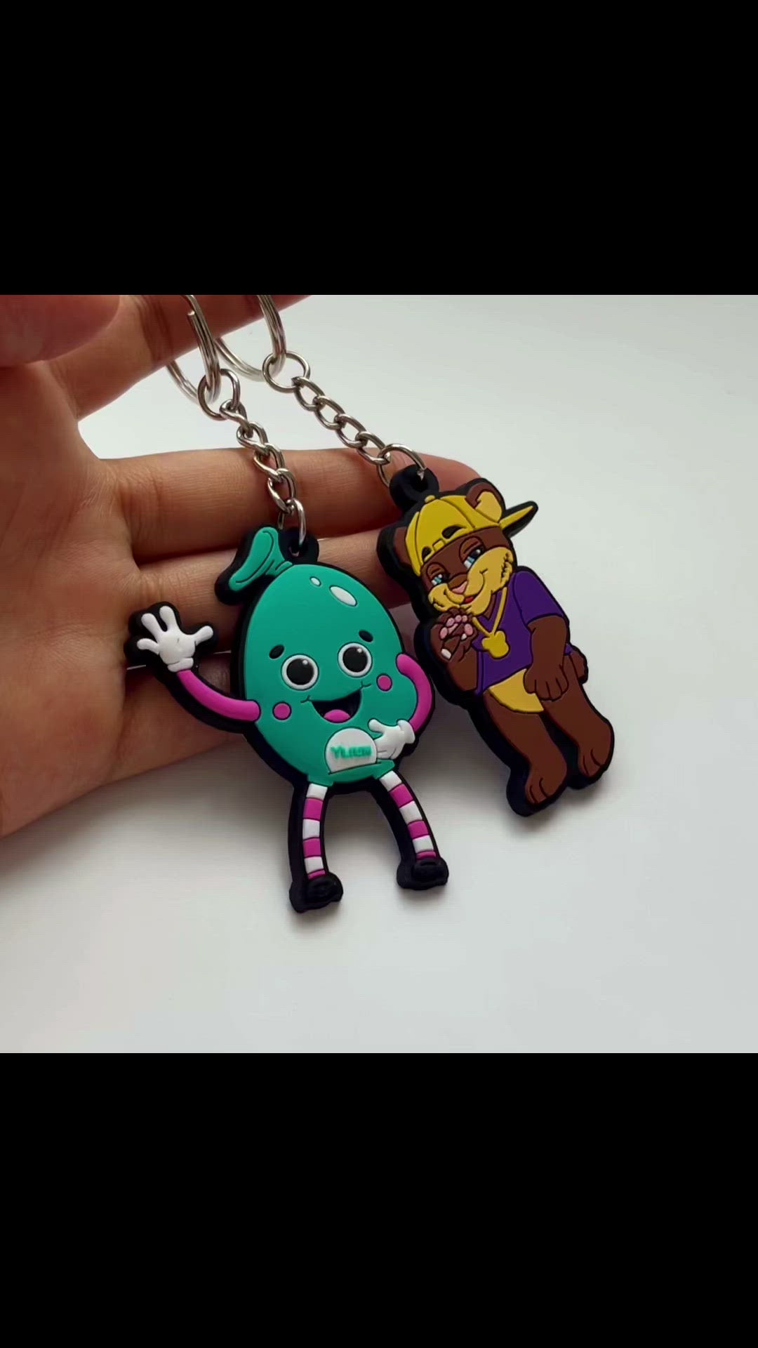 rubber keychains