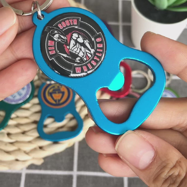 Custom Aluminium Bottle Opener Keychains-8S
