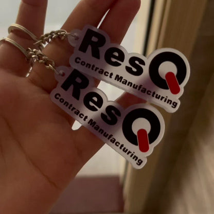 Custom Glow-in-the-Dark 3D Rubber Keychains