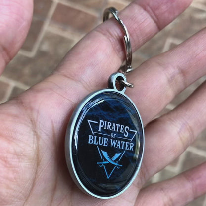 Dual-Sided Doming Metal Keychain