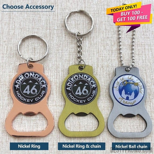 Custom Zinc Alloy Opener Keychains-Besty Promo