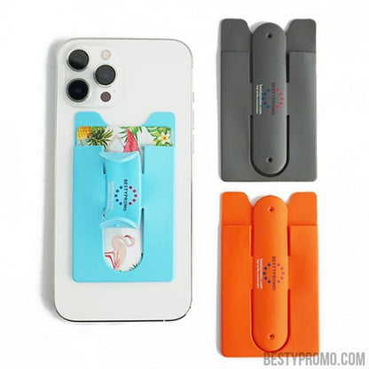 Custom Phone Stand With Card Holder-Besty Promo