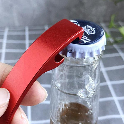Custom Medium Aluminum Bottle Opener Keychain
