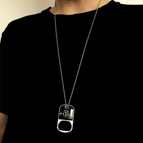 Custom Dog Tag Necklace With Opener-Besty Promo