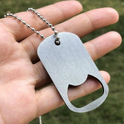 Custom Dog Tag Necklace With Opener-Besty Promo
