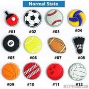 Balls Croc charms - Glowing-Besty Promo