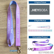 Custom Dye Sublimation Lanyards-Besty Promo