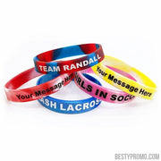 Custom Silicone Wristbands - Swirl-Besty Promo