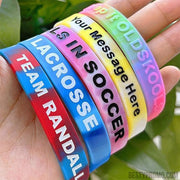 Custom Silicone Wristbands - Swirl-Besty Promo