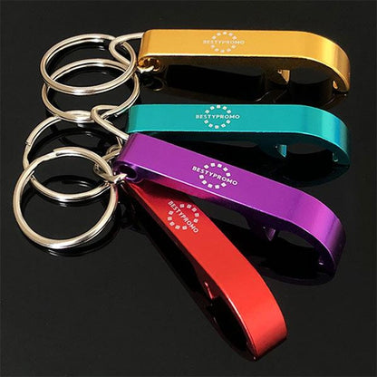 Custom Small Aluminum Bottle Opener Keychain