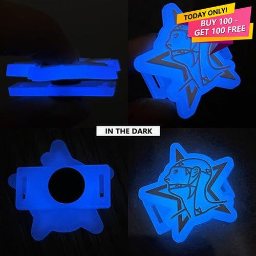 Custom GLOW-IN-THE-DARK versatile Shoe Charms