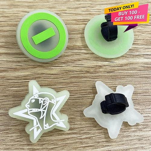 Custom Clip Shoe Charms - Glowing