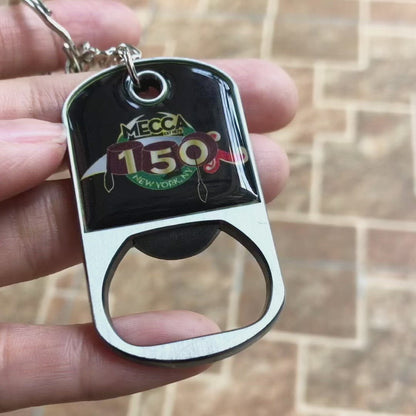 Custom Dog Tag Metal Keychain Bottle Opener