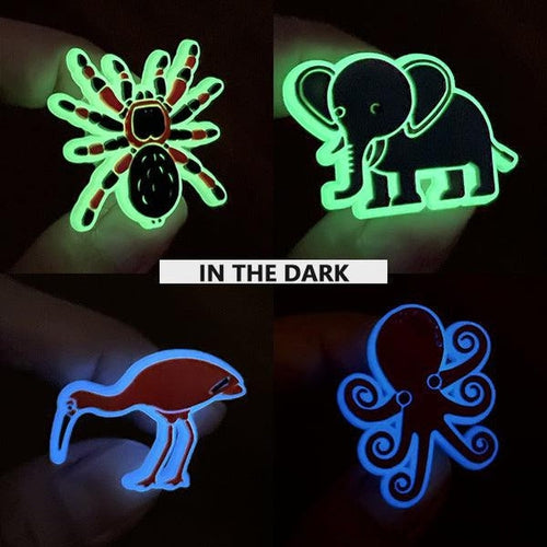 Animal Croc Charms - Glowing-Besty Promo