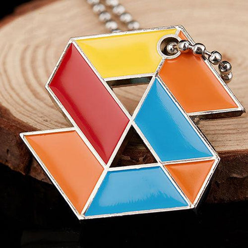 custom double-sided logo enamel keychain