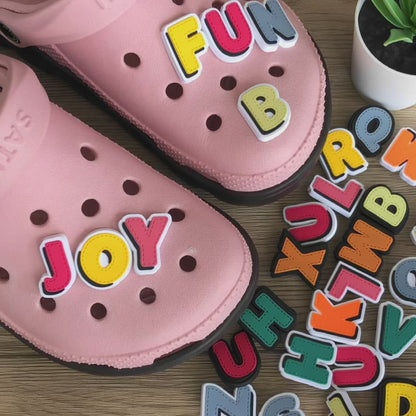 Letter Shoe Charms - Regular