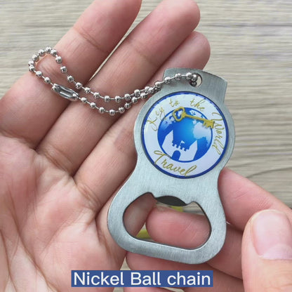 Custom Zinc Alloy Opener Keychains-8S