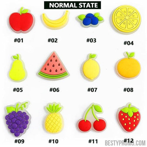 Fruit Croc Pins - UV-Besty Promo