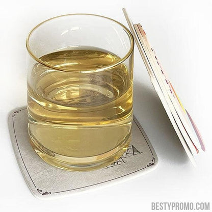 Custom Absorbent Paper Coaster-Besty Promo