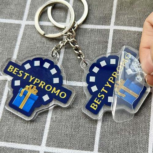 Custom Die-Cut Acrylic Keychain