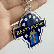 Custom Die-Cut Acrylic Keychain
